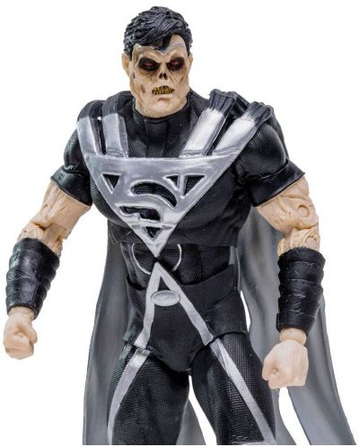 Figurină de acțiune McFarlane DC Comics: Multiverse - Black Lantern Superman (Blackest Night) (Build A Figure), 18 cm - 2