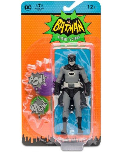 Figurină de acțiune McFarlane DC Comics: Batman - Batman '66 (Black & White TV Variant), 15 cm - 7