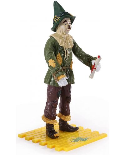 Figurină de acțiune The Noble Collection Movies: The Wizard of Oz - Scarecrow (Bendyfigs), 19 cm - 4