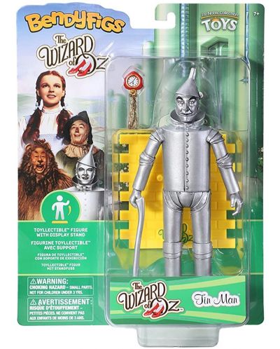 Figurină de acțiune The Noble Collection Movies: The Wizard of Oz - Tinman (Bendyfigs), 19 cm - 7