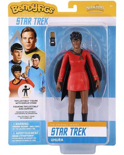 Figurina de actiune The Noble Collection Television: Star Trek - Uhura (Bendyfigs), 19 cm	 - 6