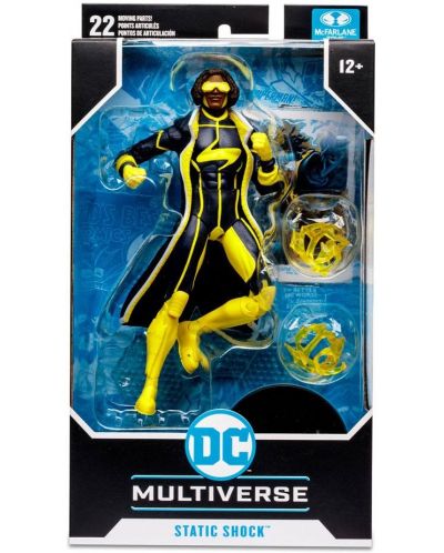 Figurină de acțiune McFarlane DC Comics: Multiverse - Static Shock (New 52), 18 cm - 8
