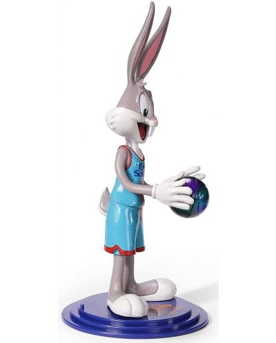 Figurina de actiune The Noble Collection Movies: Space Jam 2 - Bugs Bunny (Bendyfigs), 19 cm - 2