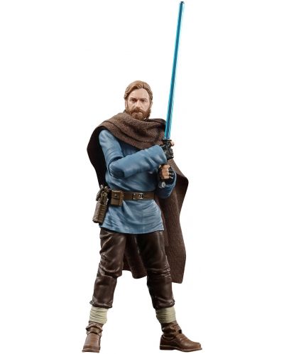 Figurina de actiune Hasbro Movies: Star Wars - Obi-Wan Kenobi (Tibidon Station) (Black Series), 15 εκ - 1