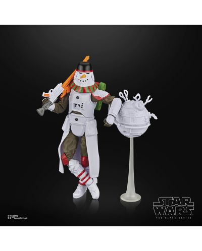 Figurină de acțiune Hasbro Movies: Star Wars - Snowtrooper (Black Series) (Holiday Edition), 15 cm - 2