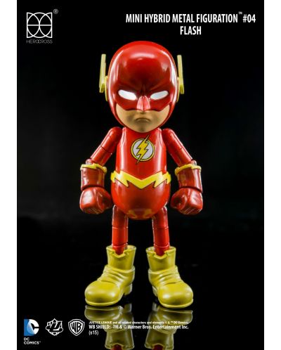 Figurina de actiune Herocross DC Comics: Justice League - The Flash, 9 cm - 4