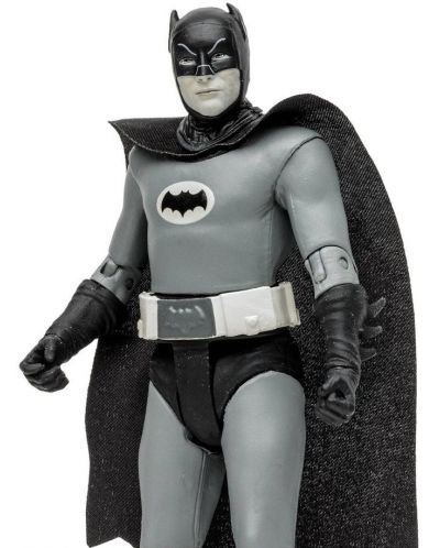 Figurină de acțiune McFarlane DC Comics: Batman - Batman '66 (Black & White TV Variant), 15 cm - 2