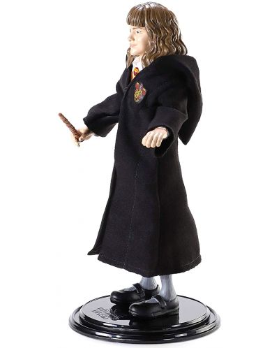 Figurina de actiune The Noble Collection Movies: Harry Potter - Hermione Granger (Bendyfigs), 19 cm - 2