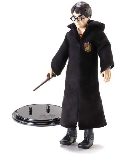 Figurina de actiune The Noble Collection Movies: Harry Potter - Harry Potter (Bendyfigs), 19 cm - 1