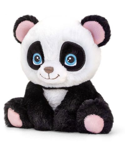 Jucărie de pluș ecologică Keel Toys Keeleco Adoptable World - Panda, 16 cm - 1