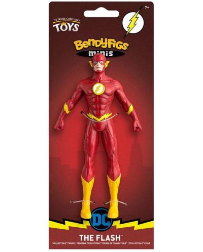 Figurină de acțiune The Noble Collection DC Comics: The Flash - The Flash (Bendyfigs), 14 cm - 2