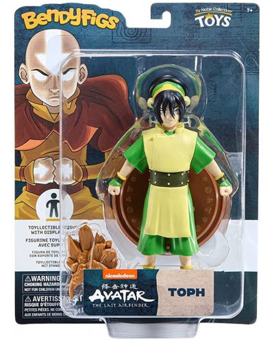 Figurină de acțiune The Noble Collection Animation: Avatar: The Last Airbender - Toph (Bendyfig), 17 cm - 7