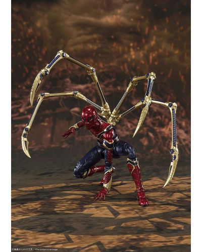Figurina de actiune Bandai Avengers: Endgame - Iron Spider, 15 cm - 3