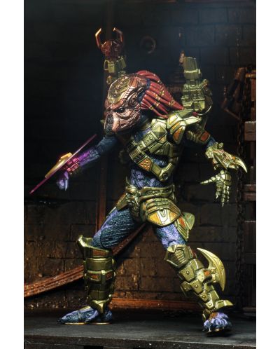 Figurina de actiune NECA Movies: Predator - Ultimate Lasershot Predator, 21cm - 4