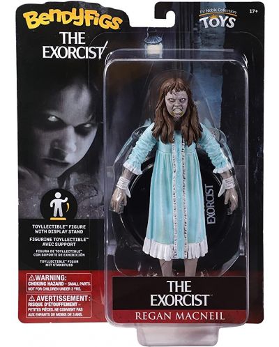 Figurina de actiune The Noble Collection Movies: The Exorcist - Regan MacNeil (Bendyfigs), 19 cm	 - 7