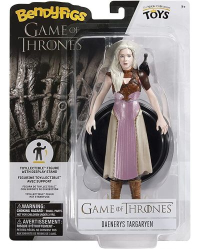 Figurină de acțiune The Noble Collection Television: Game of Thrones - Daenerys Targaryen (Bendyfigs), 19 cm - 7