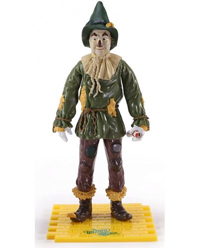 Figurină de acțiune The Noble Collection Movies: The Wizard of Oz - Scarecrow (Bendyfigs), 19 cm - 3