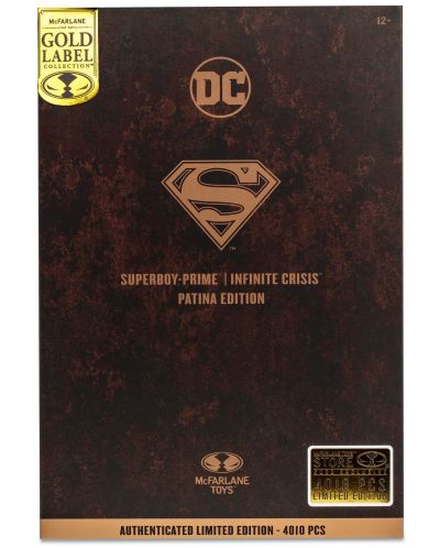 Figurină de acțiune McFarlane DC Comics: Multiverse - Superboy Prime (Infinite Crisis) (Patina Edition) (Gold Label), 18 cm - 10