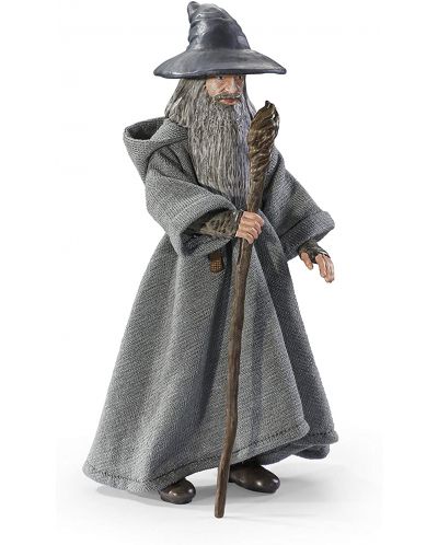 Figurina de actiune The Noble Collection Movies: The Lord of the Rings - Gandalf (Bendyfigs), 19 cm - 1