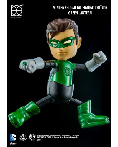 Figurina de actiune Herocross DC Comics: Justice League - Green Lantern, 9 cm - 4
