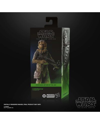 Figurină de acțiune Hasbro Movies: Star Wars - Chewbacca (Return of the Jedi) (Black Series), 15 cm - 7