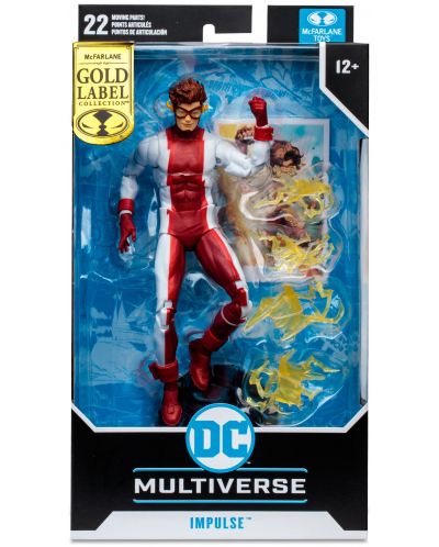 Figurină de acțiune McFarlane DC Comics: Multiverse - Impulse (Flash War) (Gold Label), 18 cm - 8