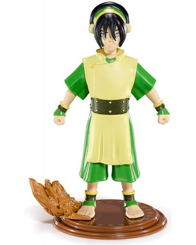 Figurină de acțiune The Noble Collection Animation: Avatar: The Last Airbender - Toph (Bendyfig), 17 cm - 1