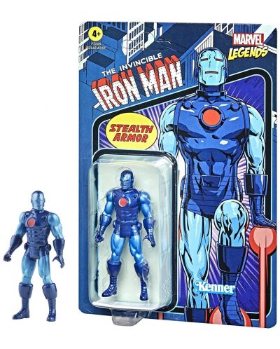 Figura de acțiune  Hasbro Marvel: Iron Man - Iron Man (The Invincible) (Marvel Legends), 10 cm - 2