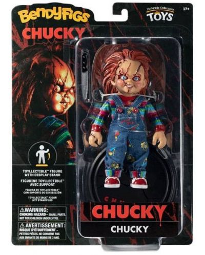Figurină de acțiune The Noble Collection Movies: Child's Play - Chucky (Bendyfigs), 14 cm - 3
