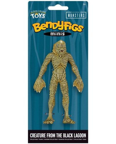 Figurină de acțiune The Noble Collection Movies: Universal Monsters - Creature from the Black Lagoon (Bendyfigs), 14 cm - 2