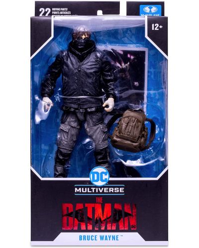 Figurina de actiune McFarlane DC Comics: Multiverse - Bruce Wayne (Drifter) (The Batman), 18 cm	 - 6