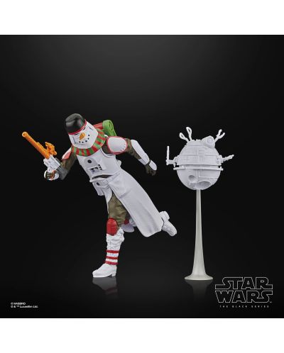 Figurină de acțiune Hasbro Movies: Star Wars - Snowtrooper (Black Series) (Holiday Edition), 15 cm - 4