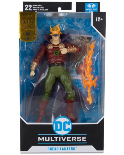 Figurină de acțiune McFarlane DC Comics: Multiverse - Dread Lantern (Dark Metal)(Gold Label), 18 cm - 8