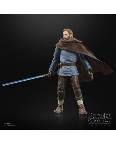 Figurina de actiune Hasbro Movies: Star Wars - Obi-Wan Kenobi (Tibidon Station) (Black Series), 15 εκ - 6