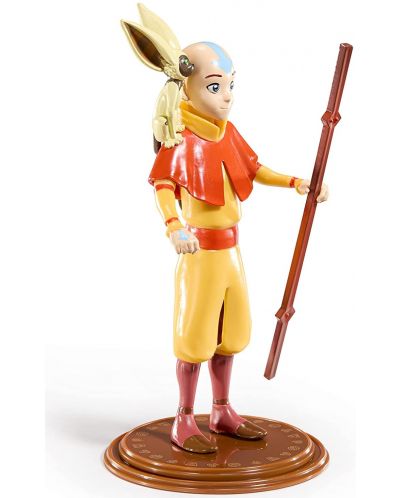 Figurină de acțiune The Noble Collection Animation: Avatar: The Last Airbender - Aang (Bendyfig), 18 cm - 2