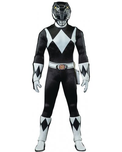 Figurina de actiune ThreeZero Television: Might Morphin Power Rangers - Black Ranger, 30 cm	 - 1