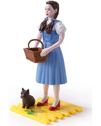 Figurină de acțiune The Noble Collection Movies: The Wizard of Oz - Dorothy (Bendyfigs), 19 cm - 5