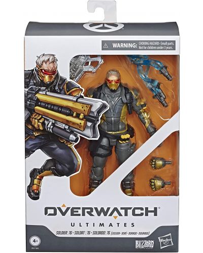 Figurina de actiune Hasbro Games: Overwatch - Soldier 76, 23 cm - 6