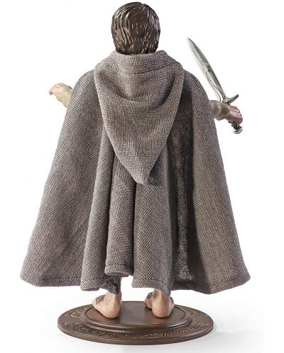 Figurina de actiune The Noble Collection Movies: The Lord of the Rings - Frodo Baggins (Bendyfigs), 19 cm - 3