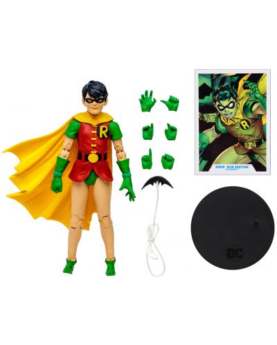 Figurină de acțiune McFarlane DC Comics: Multiverse - Robin (Dick Grayson) (DC Rebirth) (Gold Label), 18 cm - 8