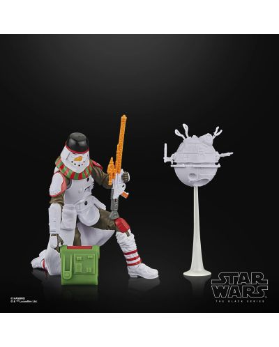 Figurină de acțiune Hasbro Movies: Star Wars - Snowtrooper (Black Series) (Holiday Edition), 15 cm - 6