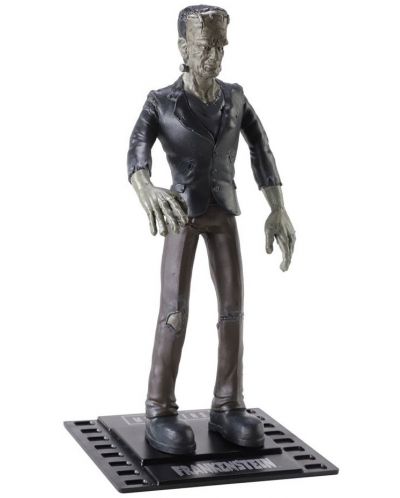 Figurina de actiune The Noble Collection Movies: Universal Monsters - Frankenstein (Bendyfigs), 19 cm - 1