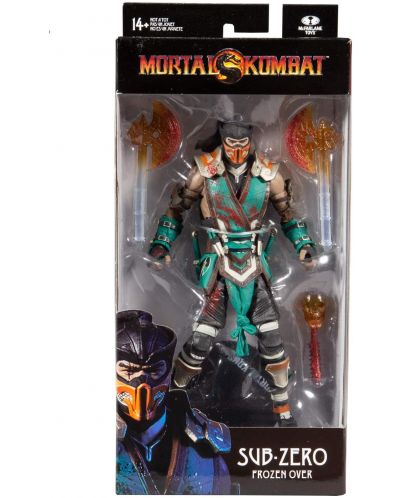 Figurina de actiune McFarlane Games: Mortal Kombat - Sub Zero (Bloody), 18 cm - 6