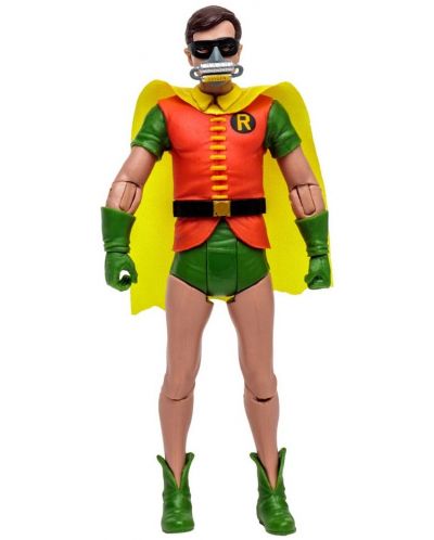 Figurină de acțiune McFarlane DC Comics: Batman - Robin cu mască de oxigen (DC Retro), 15 cm - 1