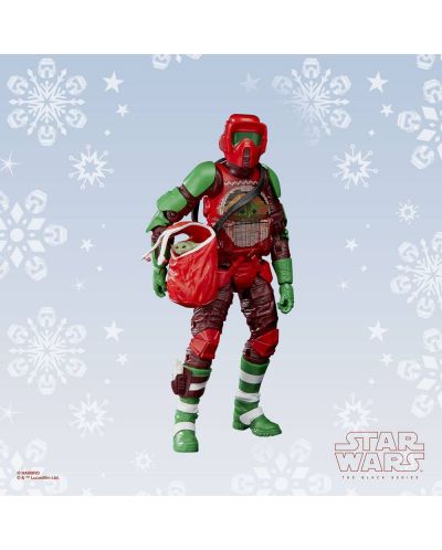 Figurină de acțiune Hasbro Movies: Star Wars - Scout Trooper (Holiday Edition) (Black Series), 15 cm - 3