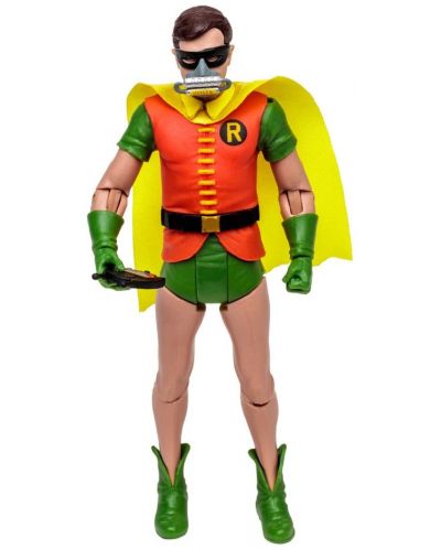 Figurină de acțiune McFarlane DC Comics: Batman - Robin cu mască de oxigen (DC Retro), 15 cm - 4