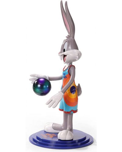 Figurina de actiune The Noble Collection Movies: Space Jam 2 - Bugs Bunny (Bendyfigs), 19 cm - 3