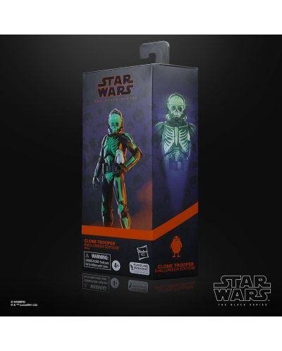 Figurină de acțiune Hasbro Movies: Star Wars - Clone Trooper (Halloween Edition) (Black Series), 15 cm - 10