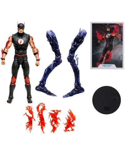 Figurină de acțiune McFarlane DC Comics: Multiverse - Barry Allen (Speed Metal) (Build A Action Figure), 18 cm - 7