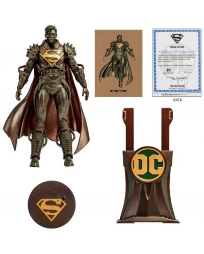 Figurină de acțiune McFarlane DC Comics: Multiverse - Superboy Prime (Infinite Crisis) (Patina Edition) (Gold Label), 18 cm - 9